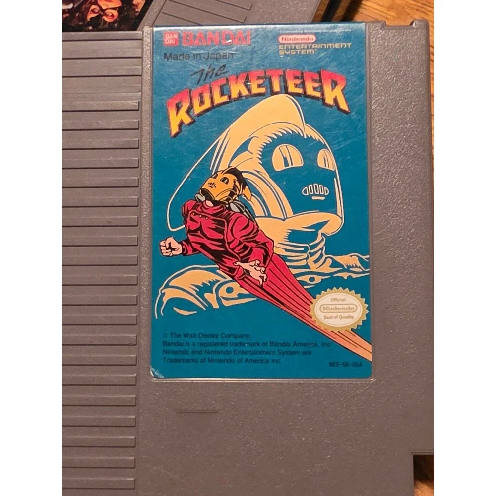 The Rocketeer Nintendo NES Bandai 1991 Disney Action Video Game NES-5R-USA